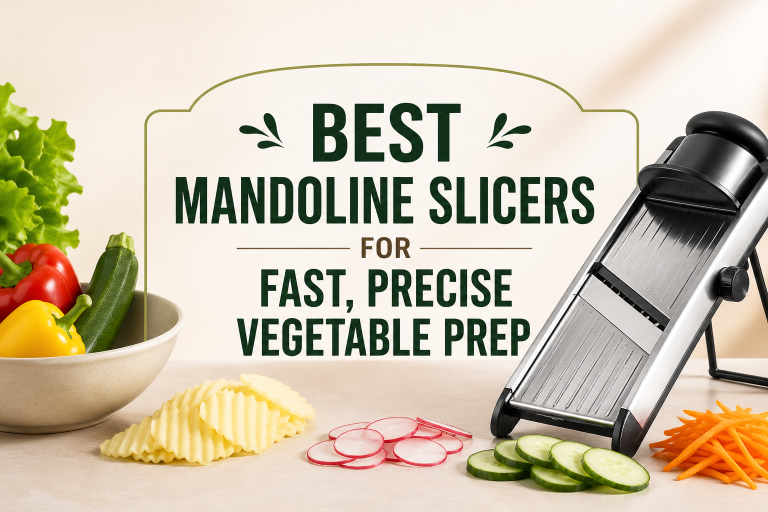 Best mandoline slicers for fast, precise vegetable prep